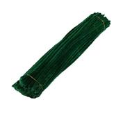 100 pièces de tiges chenille colorées for l'éducation, le nettoyage des tuyaux, les fournitures bricolage pour Créer Toutes Sortes Travaux Manuels(BlackishGreen 100pcs)