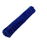 100 pièces de tiges chenille colorées for l'éducation, le nettoyage des tuyaux, les fournitures bricolage pour Créer Toutes Sortes Travaux Manuels(RoyalBlue 100pcs)