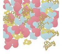 100 Pièces Décorations de Fête Prénatale et Révélation du Genre - Confettis et Décorations Créatives pour Table