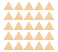 100 Pièces Découpes en Bois Triangulaires 30mm, Pendentifs | Bois de Tilleul, Surface Lisse, Bords Presque sans Bavures, Léger, pour Projets Créatifs et Ornements de Mariage