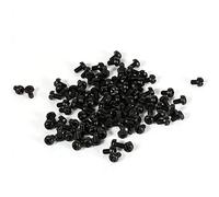 100 pièces d'entretoises hexagonales mâles femelles en plastique et nylon - Vis et écrous à tête ronde - Tailles de filetage métrique M2 M3 M4 - Fixations M3 au pas de 0,5 mm -