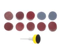 100 Pièces Disque de Ponçage Rond 25mm Autocollant | Abrasif en Acier Floqué, Performance de Meulage, Résistant à L'usure, Bricolage Maison et Loisirs Créatifs
