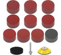 100 Pièces Disques Abrasifs 50mm Disques Papier Abrasif Grain 80 120 180 240 320 400 600 1000 2000 3000 Kit De Ponçage Disques Abrasifs 2 Pouces