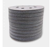 100 pièces disques abrasifs à crochet et boucle de 5 pouces-grains assortis for ponceuse orbitale aléatoire,(150grit 8 holes)