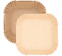 100 Pièces Doublure en Papier Jetable, Sulfurisé | Parchment, Forme de Bol, pour Cuisson à Maison, Réduit les Salissures, pour Poulet et Bacon