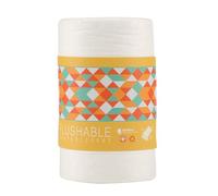 100 Pièces Doublures de Couches Jetables en Fibre de Bambou Tampons de Couches Biodégradables Doublures de Couches Jetables pour Couches en Tissu avec une Absorption Super Douce