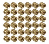 100 Pièces Écrou Moleté Fileté en Cuivre M2 X 3x3, 5