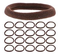 100 Pièces Élastiques à Cheveux sans Couture, Tissu Texturé | Absorption Sueur, Maintien Stable, pour Course, Yoga et Gestes Quotidiens des Femmes