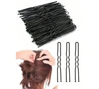 100 pièces Élégantes pinces à cheveux en forme de U, pinces à cheveux invisibles pour femmes - pinces latérales pour la frange et la ligne des cheveux, matériau durable, design minimaliste, prise ferm