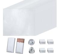 100 Pièces Emballage Tablette Chocolat, Papier Alimentaire Noel Emballage De Chocolat, Emballage En Aluminium Chocolat Pour La Décoration Diy/La Fabrication De Chocolat À Dubaï/Noël