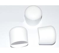 100 pièces - Embout pour tube rond / barre Ø 25 à 26 mm -- BLANC