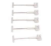 100 Pièces en Acier T-Pins Système de Nivellement des Carreaux Aiguilles de Remplacement Revêtement de Sol Mur Nivellement des Outils de Construction de Bâtiment