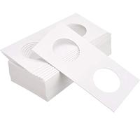 100 pièces en carton porte-monnaie licol collection de pièces de monnaie en carton pour la protection de l'entrepôt de collecte de pièces (taille 25.5 mm &31,5 mm)