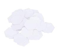100 pièces en forme d'hexagone vierges pochoirs pour papier matelassé, papier à coudre anglais fait main pour bricoleurs patchwork couture artisanat matelassage couture (22mm hexagon)
