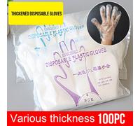 100 Pièces/Ensemble Alimentaire Gants En Plastique Gants Jetables Pour Restplastic Clair Gants Jetables Jardin Restaurant Maison Nourriture Cuisson Outil