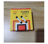 100 pièces ensemble de fusibles de Tube de verre à soufflage rapide 250V 5x20mm fusibles en verre à soufflage rapide 0.2 0.5 1 2 3 5 8 10 15 20A Kit d'assortiment d'ampères Câblage de protection (Col