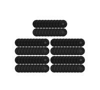 100 PièCes/Ensemble Housse de Casque Jetable pour Café de Jeu, Bandeau Non Tissé, Anti-PoussièRe, Anti-Transpiration, Noir