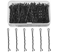 100 pièces Epingles à Cheveux Noir Pinces à Cheveux Barretes à Cheveux avec Boîte de Rangement Bijoux Sécurisé Pinces à Cheveux Accessoires pour Femmes Filles