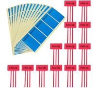 100 Pièces Étiquettes de Direction du Flux D'air en Papier | Impression à Fort Contraste, Réduit les Erreurs D'installation, Résistant à Chaleur Froid, pour Bureaux et Unités en Toiture