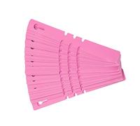 100 pièces étiquettes de graines de plantes suspendues en plastique pépinière marqueurs de plantes de jardin réutilisable décor pot de plantes étiquettes de pieu étiquettes de plantes(Rose)