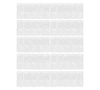 100 pièces Étiquettes RFID, étiquettes D'incrustation Adhésive à Puce Km4q Prenant en Charge le Protocole ISO 18000-6C EPC Classe 1 Gen2, étiquettes RFID UHF Réutilisables 860-960 MHz, 43 X 18 Mm