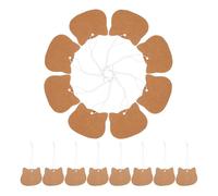 100 Pièces Étiquettes Volantes Vierges avec Ficelle | Étiquettes de Prix pour Vêtements, Usage Polyvalent en Boutique, Lot Pratique, Style Attrayant