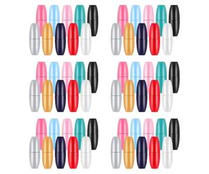 100 Pièces Fermoirs de Sécurité pour Bracel en Plastique | Connecteur à Tube 24mm, Assemblage Rapide, Usage Bijoux et Loisirs Créatifs, Lot pour Projets DIY Couleur Aléatoire