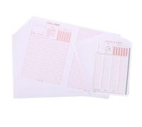 100 Pièces Feuille de Réponses, Écriture Fluide | Papier, Impression Nette, Technologie Lisible par Machine, pour Entraînement D’examen et Tests Standardisés