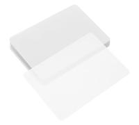 100 Pièces Feuilles de Plastification, Coins Arrondis PVC | Alignement Guidé, Application Rapide, Protection Claire, pour Photos et Cartes, Usage Maison Classe