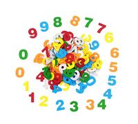 100 Pièces Feutrine Chiffres, Lettre Chiffres, Lettres Chiffres, Feutrine adhésive folia Chiffres Coloris Assortis