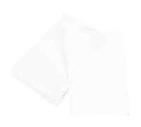 100 Pièces Fiches Cartonnées Blanches Vierges | Papier Blanc, Format Portable, Usage Scolaire et Domestique, pour Artistes et Étudiants