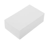 100 Pièces Fiches Vierges Blanches en Papier pour Mémoire | Surface Lisse, Résiste au Passage de L’encre, pour Fiches D’étude, Croquis et Scrapbooking