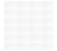 100 Pièces Film de Protection Photo Pet Imperméable | Pochettes de Plastification Thermique, Finition Anti-reflet, Scellage Fiable des Documents, Couleur Blanc