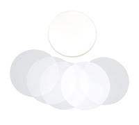 100 Pièces Film PVC pour Badges, Film PVC Transparent pour Badges Film Protecteur Transparent pour Badge Rond Machine à épingles à Boutons en Mylar pour Fournitures D'artisanat (32MM)