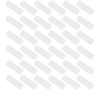 100 Pièces Fixations Invisibles en Nylon Blanc, Double Tête | Écrou Réglable, Système de Verrouillage à Came, Montage Rapide, pour Armoires Bois et Étagères