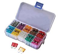 100 pièces fusibles de voiture 2A 3A 5A 7.5A 10A 15A 20A 25A 30A 35A Ampère avec boîte Clip assortiment Auto lame Type fusible ensemble camion Auto fusible ensemble Câblage de protection
