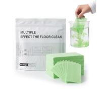 100 Pieces Générique Nettoyant Sol, 2026 New Multi-Usages Pour Le Nettoyage Des Sol, Dissolvable Floor Cleaning Tablets, Lingettes Nettoyantes Améliorées Pour Parquets, Carrelages (Vert)