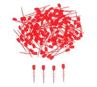 100 Pièces Goupilles D’extincteur Rouge, Plastique et Fer | Scellé D’inviolabilité, Anti-déclenchement Accidentel, Suivi et Gestion, Usage Commercial et Industriel
