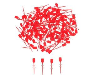 100 Pièces Goupilles D’extincteur Rouge, Plastique et Fer | Scellé D’inviolabilité, Anti-déclenchement Accidentel, Suivi et Gestion, Usage Commercial et Industriel