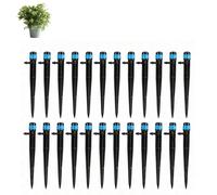 100 Pièces Goutteur Irrigation Réglable, Système d'arrosage de Jardin, goutteurs de système d'irrigation,Goutteurs d'irrigations 360° Réglable pour Jardin