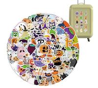100 Pièces Halloween Doodle Autocollants Cadeau Amusant Autocollants Anime D-IY Stickers Imperméables Cool Autocollants PVC Autocollants The NightmareBefore Christmas Pour Halloween