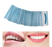 100 Pièces Hygiène Bucco-Dentaire Doigt Blanchiment Des Dents Lingettes Plus Blanches Brosse Bucco-Dentaire Nettoyage En Profondeur Des Doigts Lingettes Soins Dentaires Blanc