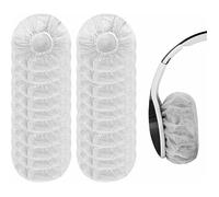 100 Pièces Hygiénique Couvre-Oreillettes Jetables Couvre-Oreillettes pour Casque pour la Plupart des Écouteurs avec Coussinets de