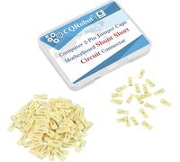 100 Pièces Jaune Ordinateur Jumper Cap Avec Poignée Court-Circuit Shunt Connecteur Tête Masculine 2 Broches 2,54Mm Utilisé Pour Arduino Raspberry Pi Pcb Pc Dvd Hdd Projet De Court[ZHUJ2862]