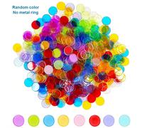 100 pièces jetons de jeu de bingo transparents colorés avec des couleurs et une baguette magnétique pour l'éducation précoce Disque 100 pièces (pas d'anneau métallique),Baguette magnétique,Disques 100