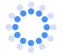 100 Pièces Joint pour Flacon D’échantillon Bleu en Ptfe Silicone | Résistant aux Acides, Surface Lisse, pour Analyses Répétées et Étanchéité Constante des Flacons Chromatographiques
