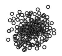 100 Pièces Joint torique en caoutchouc nitrile, 6.4mm OD, 2.8mm ID, 1.8mm Largeur, Rondelle d'étanchéité métrique