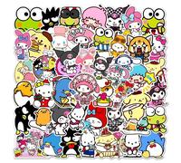 100 Pièces Kawaii Ma Mélodie Kuromi Hello Kitty Autocollants Pour Enfants Filles Bricolage Papeterie Journal Mignon Dessin Animé Sanrio Autocollant Décalcomanies.L100-373375.