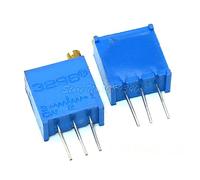 100 pièces/lot 3296W-1-501LF 3296W 501 500 ohm régulation supérieure multitour résistance variable potentiomètre haute précision Composants consommateurs d'énergie