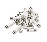 100 pièces/lot 5 * 20mm 630MA 250V fusibles à Tube à soufflage rapide 0.63A AMP fusible en céramique Fusible Câblage de protection